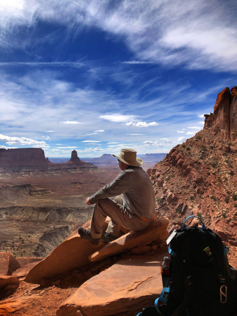 Contemplating the universe, while staying at Entrada, Moab